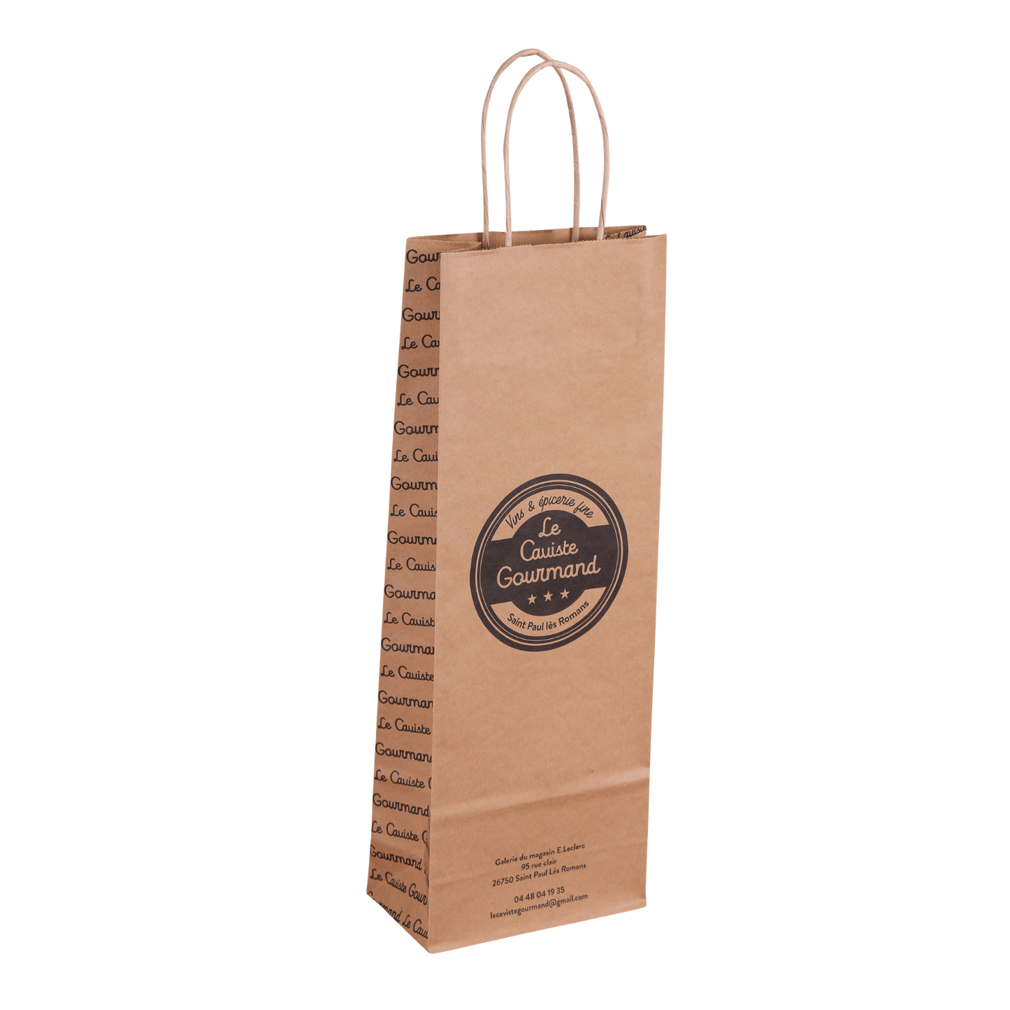 Esprit Eco twisted handle paper bag 1 btl 14x8x39cm personalized