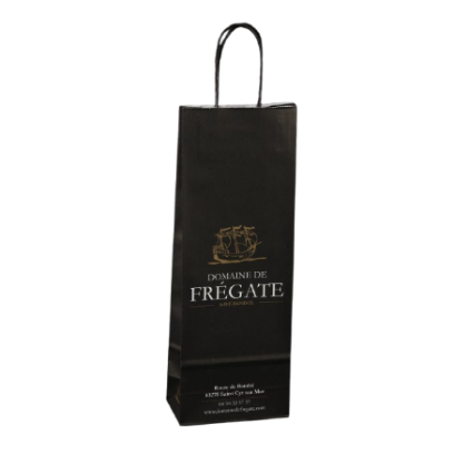 Sac papier Esprit Eco poignées torsadées 1 btl 14x8x39cm personnalisé