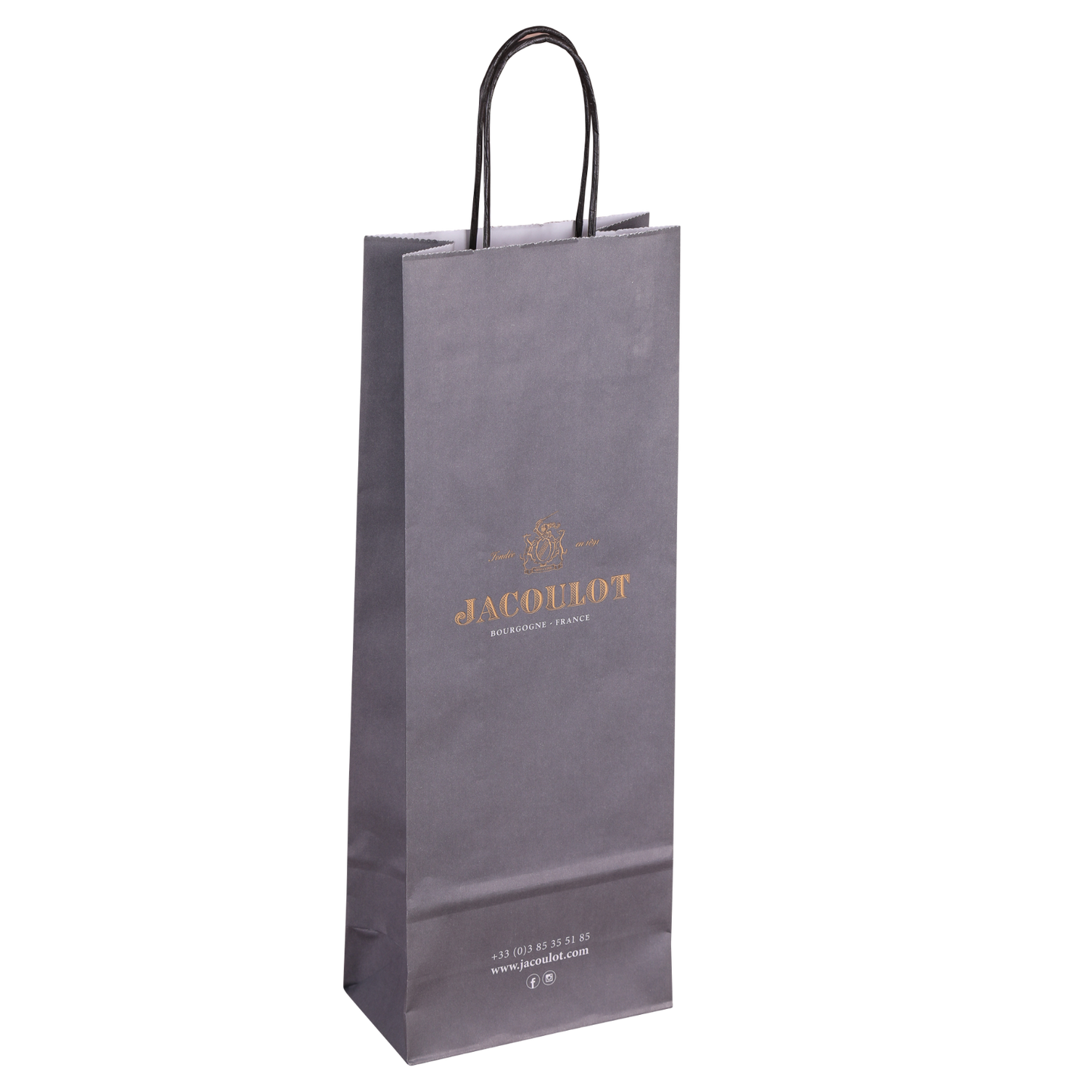 Esprit Eco twisted handle paper bag 1 btl 14x8x39cm personalized