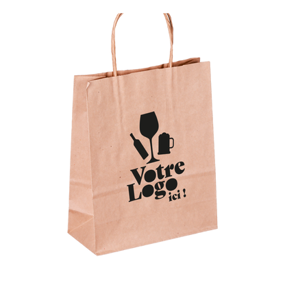 Esprit Eco paper bag with twisted handles, tote bag, 18x8x22cm, personalized