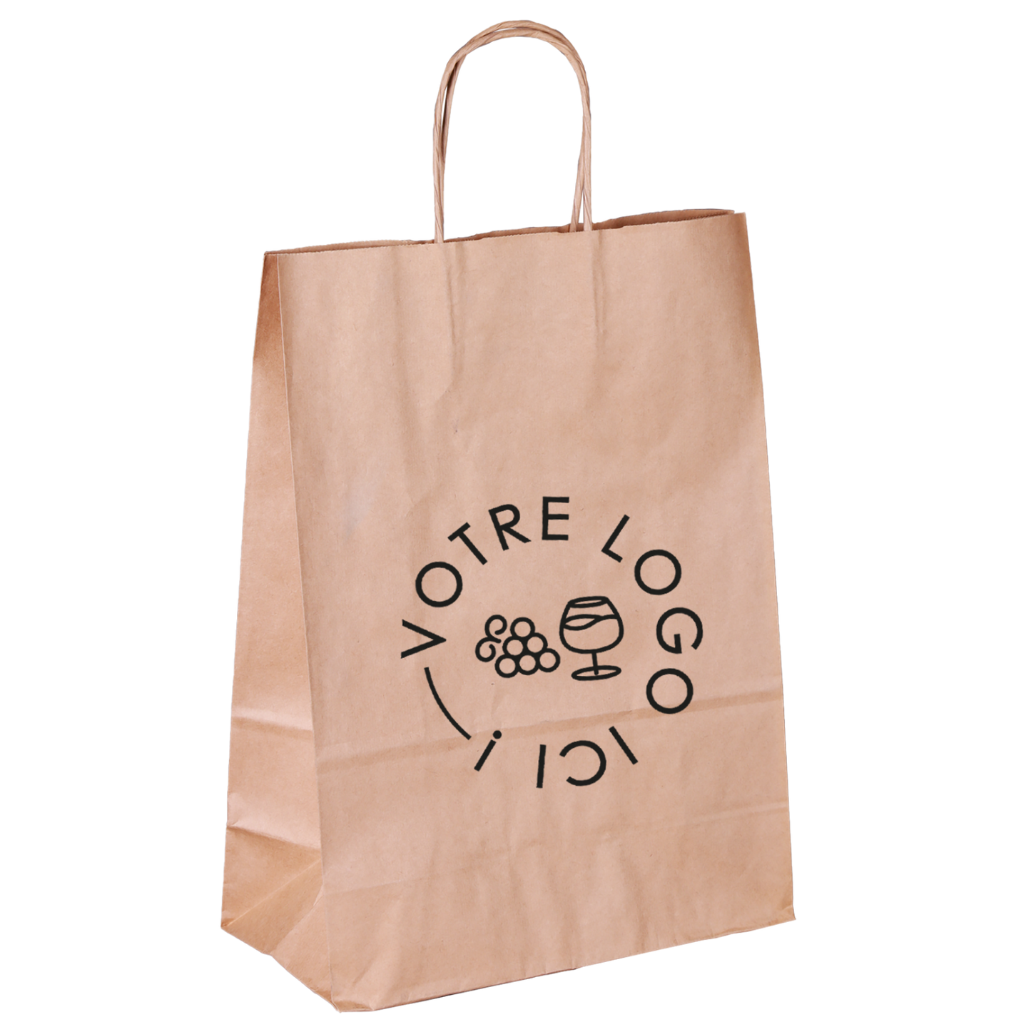 Esprit Eco paper bag with twisted handles, tote bag, 26x12x35cm, personalized
