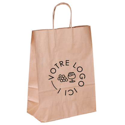 Esprit Eco paper bag with twisted handles, tote bag, 26x12x35cm, personalized