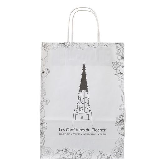 Sac papier Esprit Eco poignées torsadées cabas 26x12x35cm personnalisé