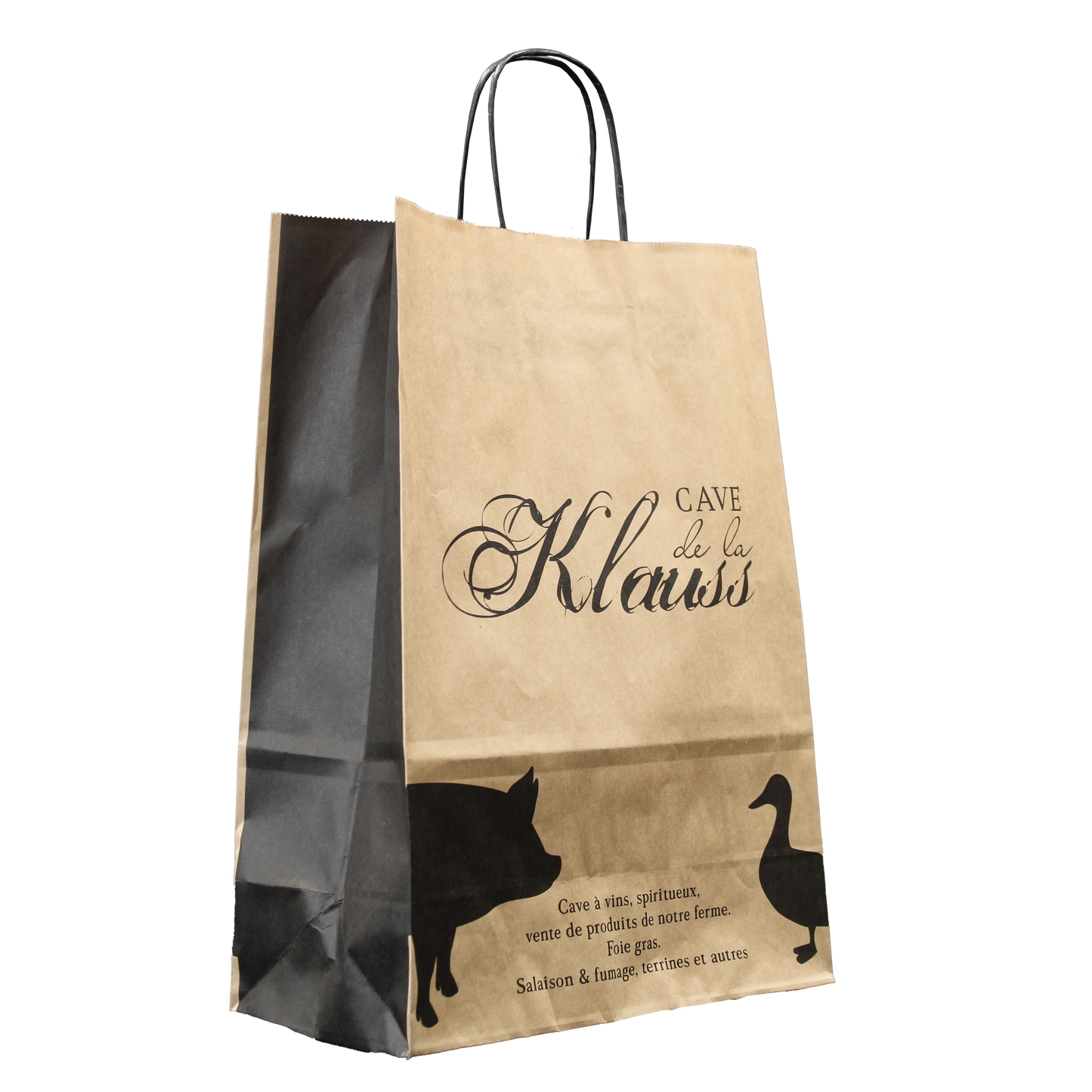 Esprit Eco paper bag with twisted handles, tote bag, 26x12x35cm, personalized