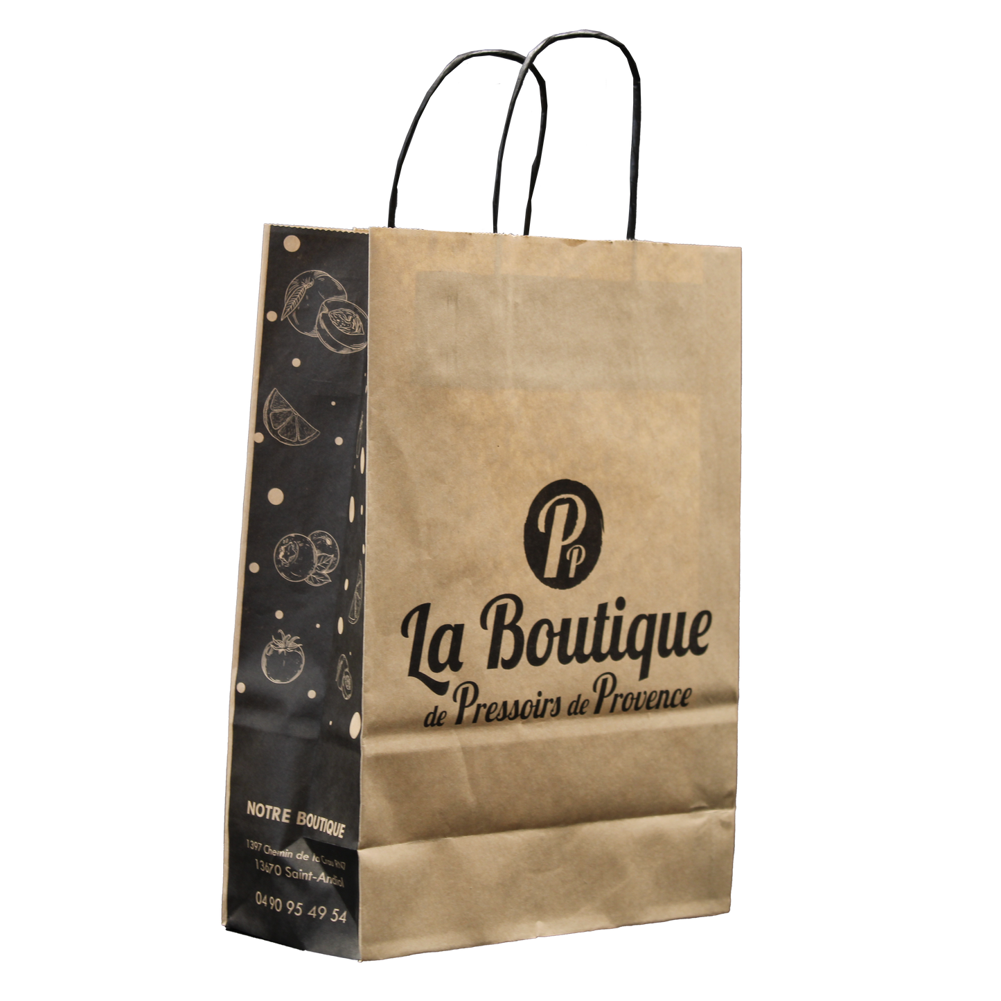 Esprit Eco paper bag with twisted handles, tote bag, 26x12x35cm, personalized