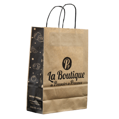Esprit Eco paper bag with twisted handles, tote bag, 26x12x35cm, personalized