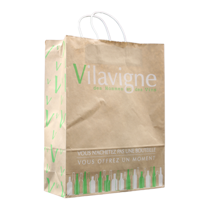 Esprit Eco paper bag with twisted handles, tote bag, 26x12x35cm, personalized