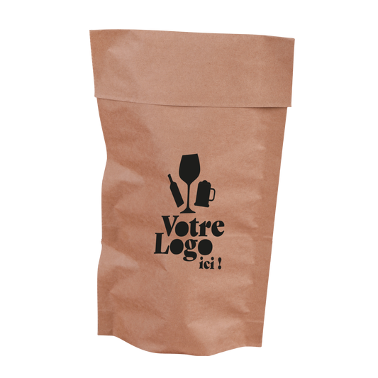 Pochette Durance papier 1 bouteille personnalisée