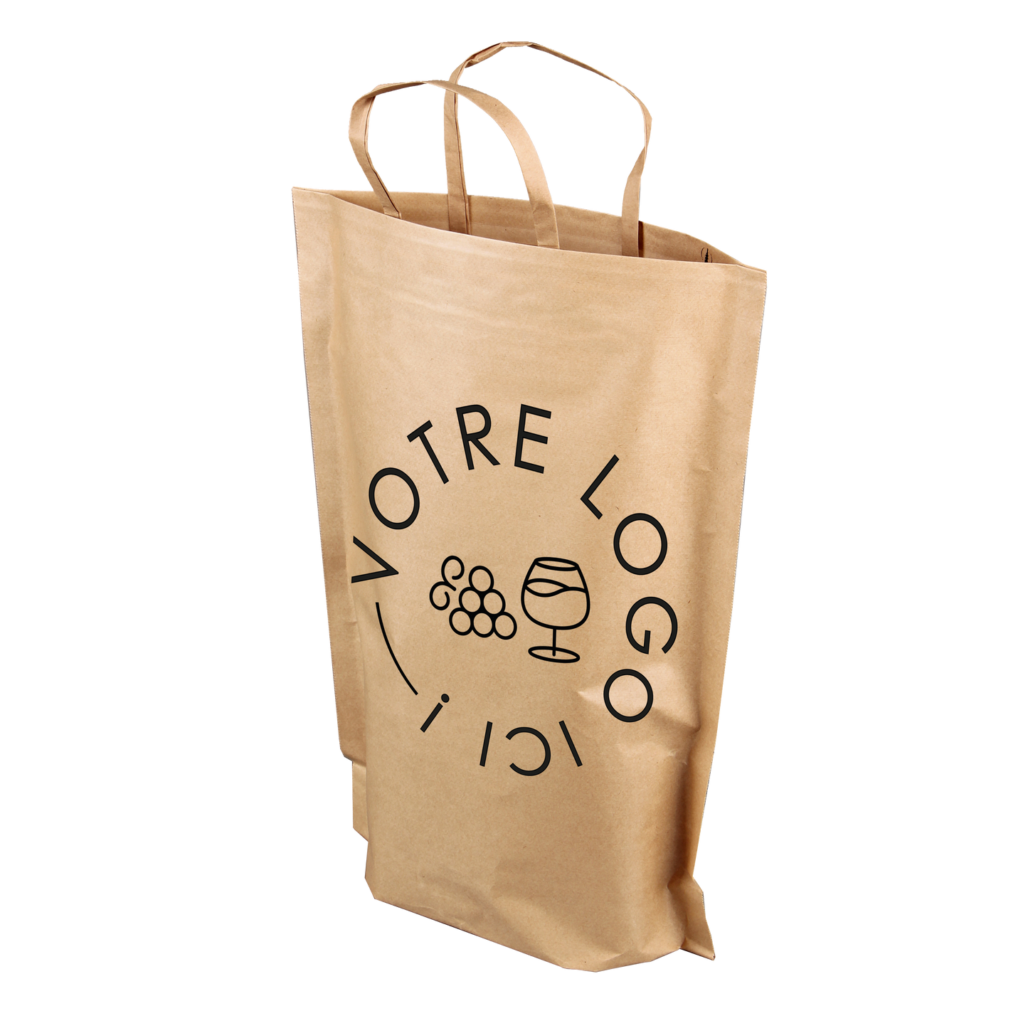 Espérance bag for 2 bottles, 28x9x38cm, factory customized