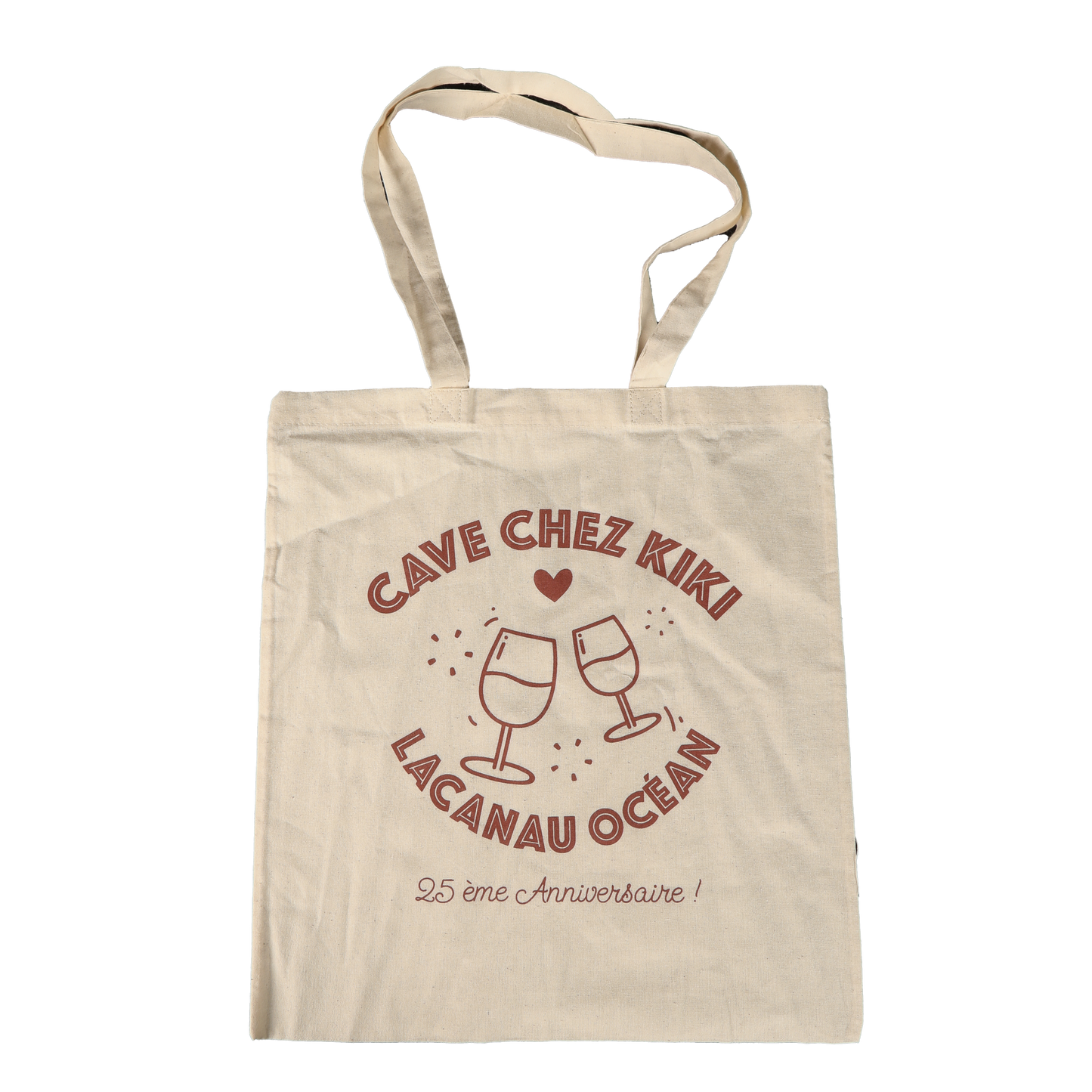 Sac tote bag 100% coton naturel 140gr écru 38x42cm perso -