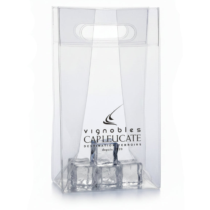 Customizable Fresh Bag: 0.5mm transparent PVC ice bag