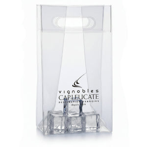 Sac Fresh bag personnalisé : Sac à glaçons PVC 0,5mm transparent