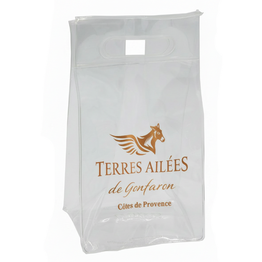 Sac Fresh bag personnalisé : Sac à glaçons PVC 0,5mm transparent