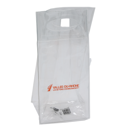 Customizable Fresh Bag: 0.5mm transparent PVC ice bag