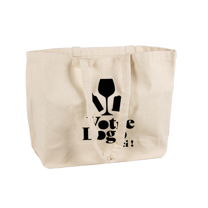 Sac toile coton naturel écru ; soufflet de fond 47x15x35cm, personnalisable