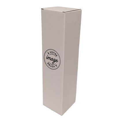 Etui carton offset  1 btl 8,7x8,7x36cm personnalisé