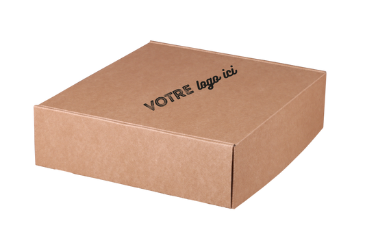 Personalized cardboard box for 3 bottles, 30x9.3x36cm