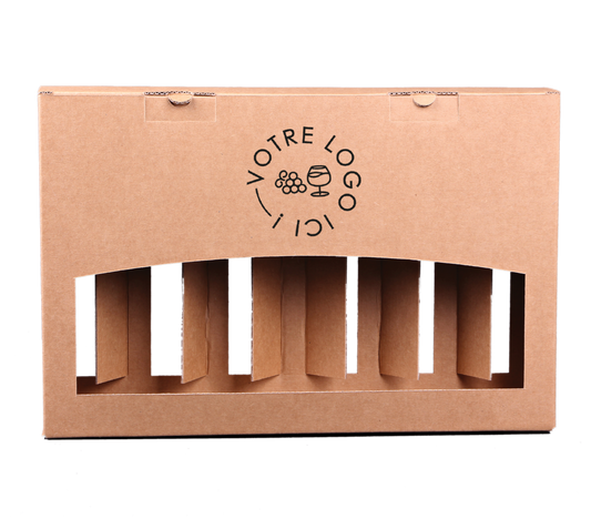 Personalized cardboard case for 6 Stéinie-type beers