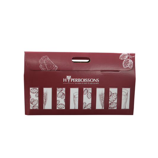 Valisette carton 8 bières 33cl personnalisée