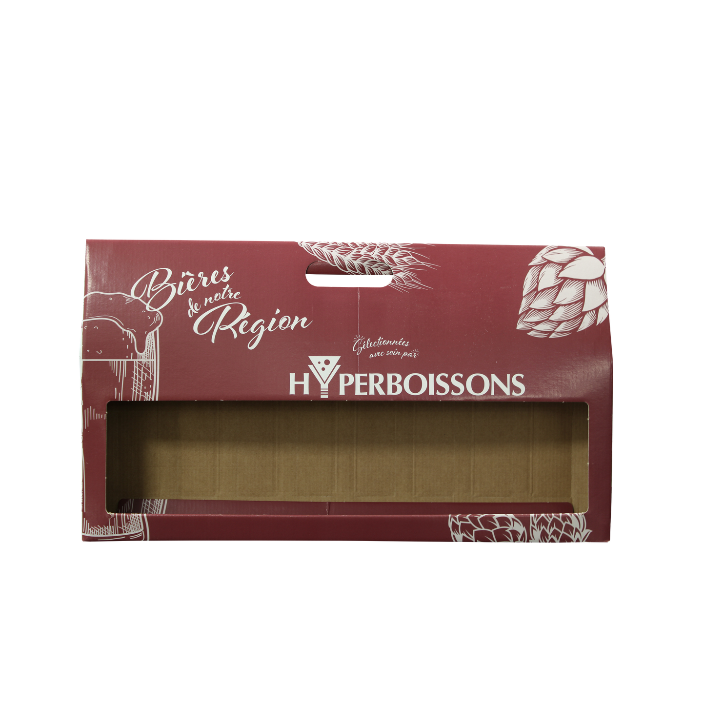 Valisette carton 8 bières 33cl personnalisée