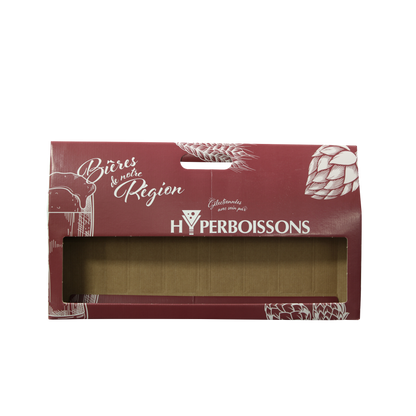 Valisette carton 8 bières 33cl personnalisée