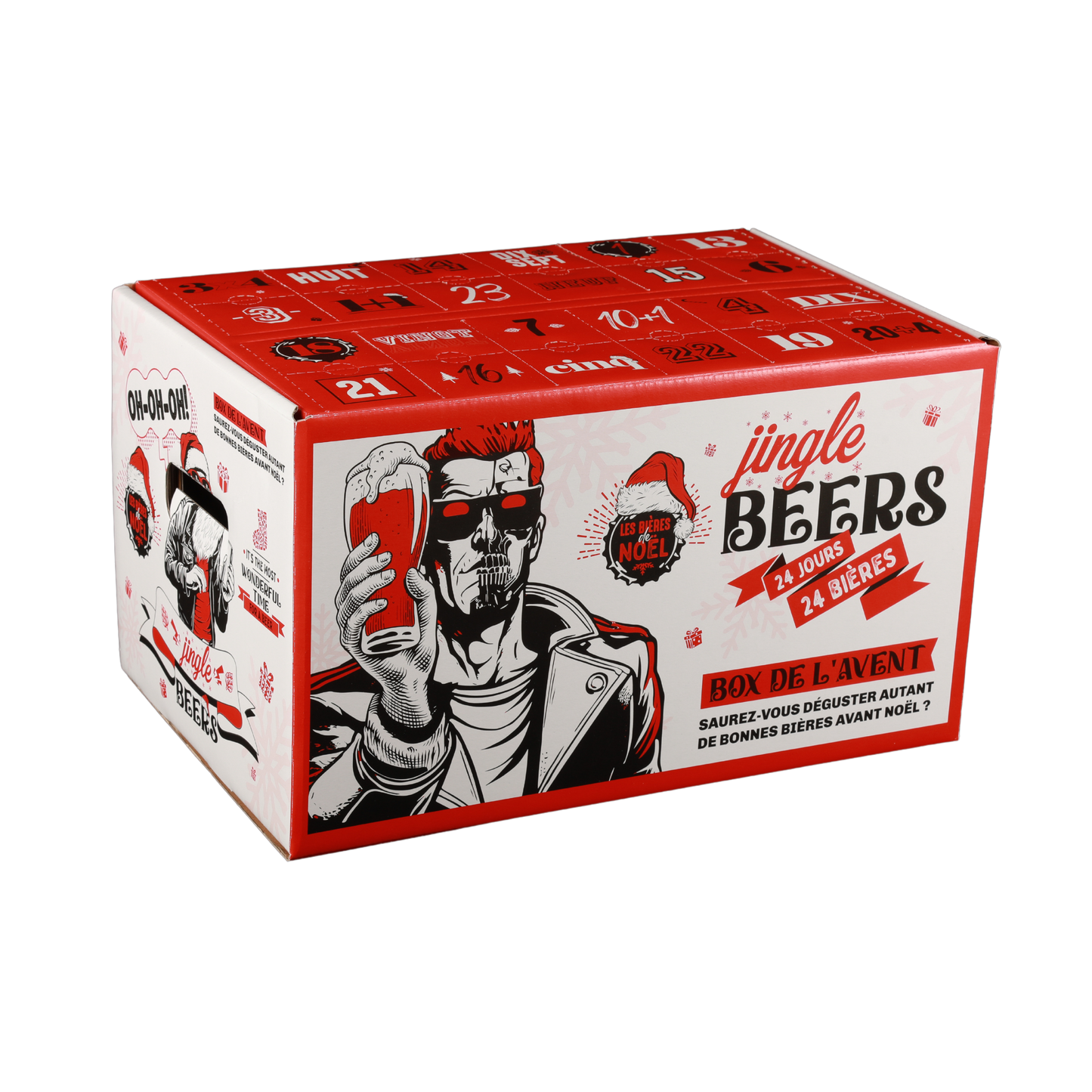 Calendrier de lavent 24 bières personnalisé