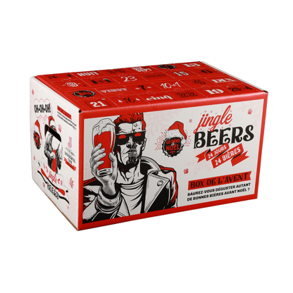 Calendrier de lavent 24 bières personnalisé