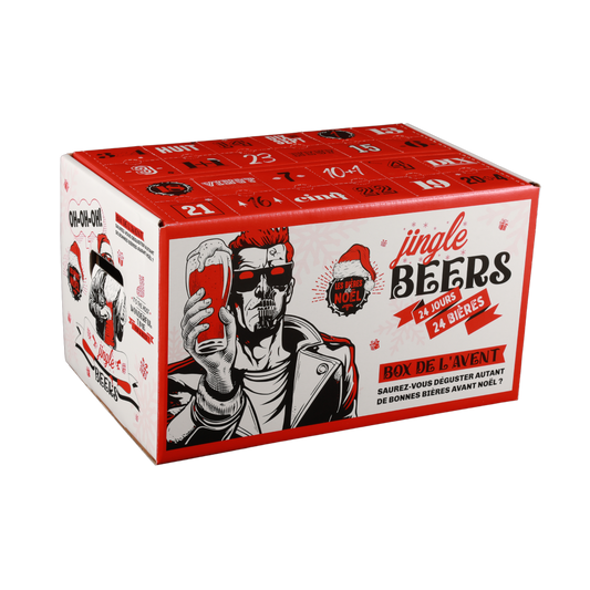 Calendrier de lavent 24 bières personnalisé