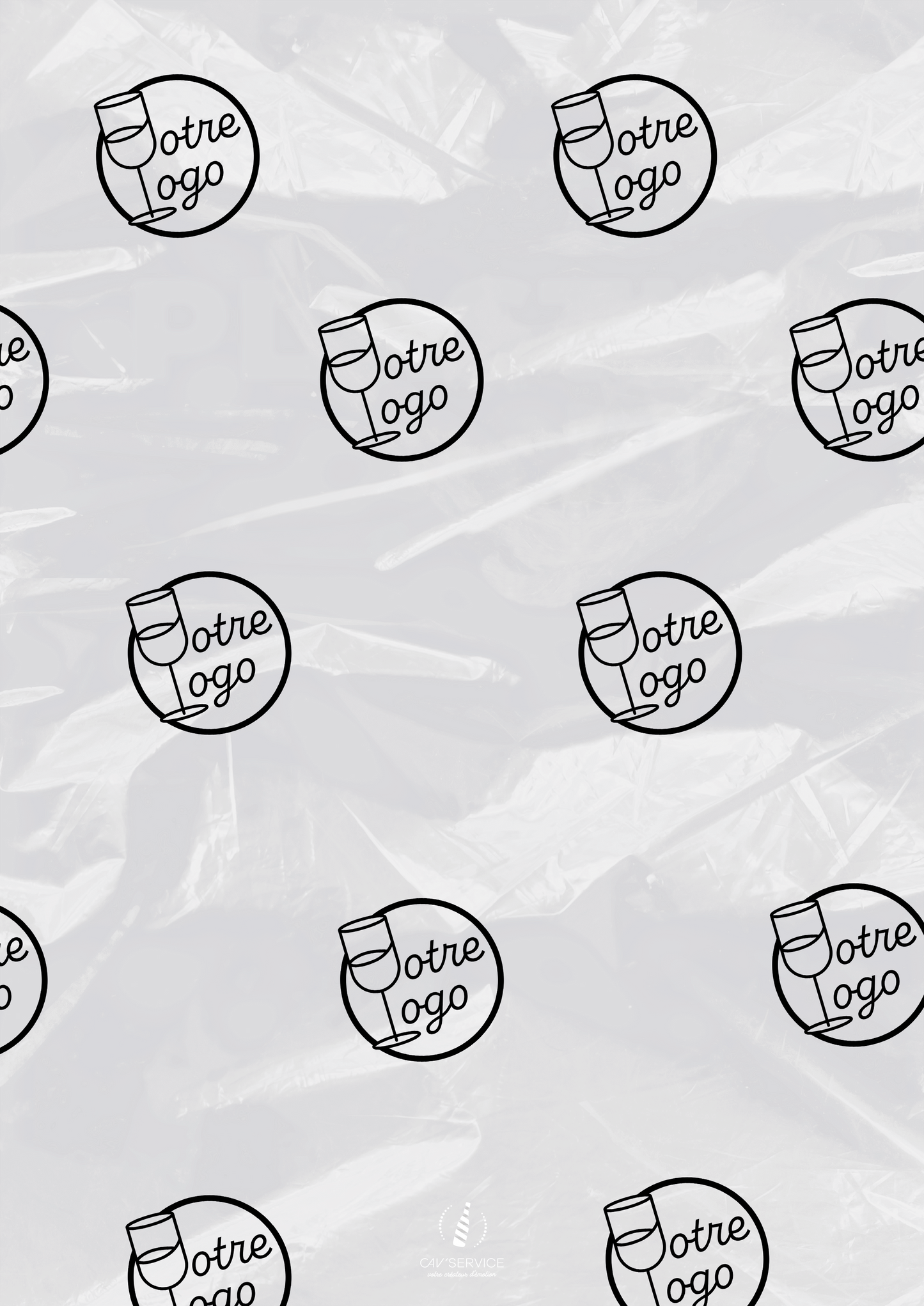 40µ polypropylene film, 0.80x120m roll, custom-made