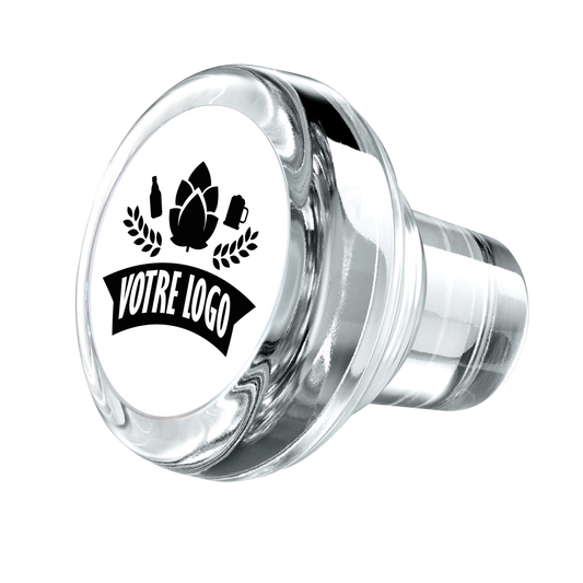 Custom clear crystal Vinolok stopper - REF: 760756