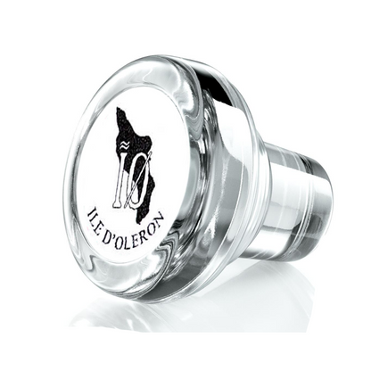 Bouchon Vinolok cristal transparent personnalisé - REF : 760756