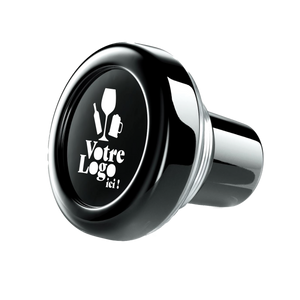 Custom black crystal Vinolok stopper