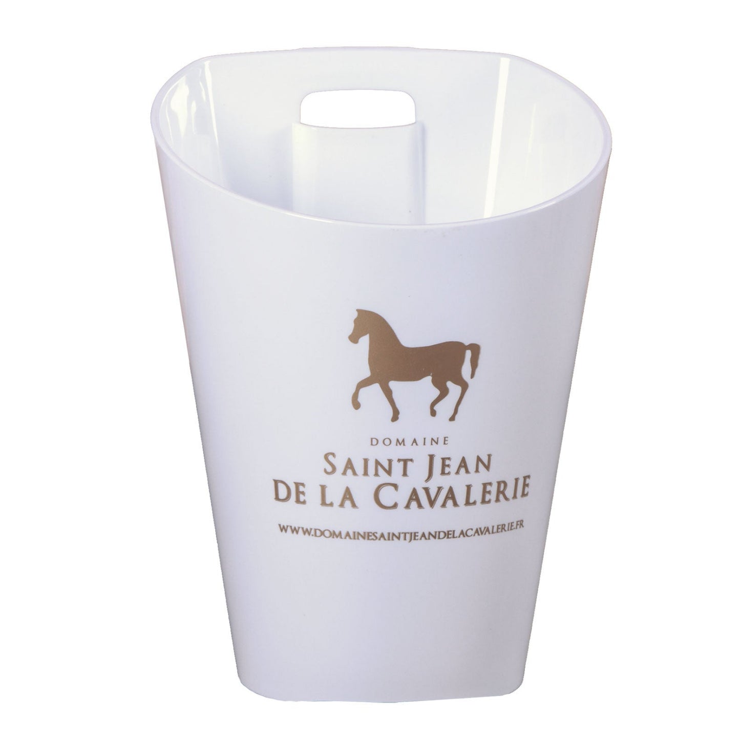 Seau Berina plastique blanc/transparent 1 btl personnalisé
