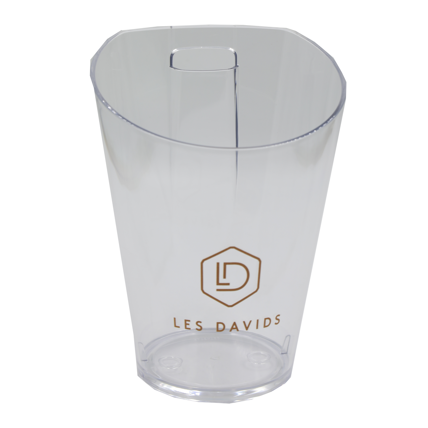 Seau Berina plastique blanc/transparent 1 btl personnalisé