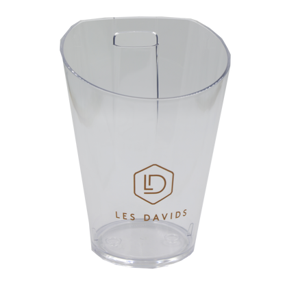 Seau Berina plastique blanc/transparent 1 btl personnalisé