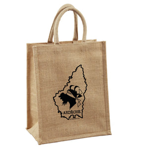 Goa reusable jute bag for 6 bottles - Chèvres&Co