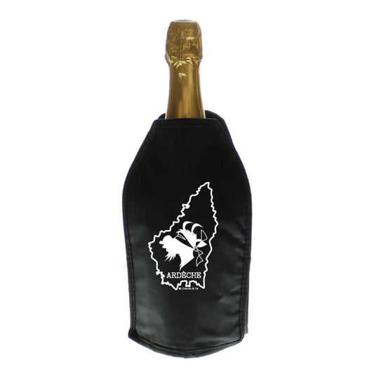 Gaine rafraîchissante noir Vin/champagne - Chèvres&Co