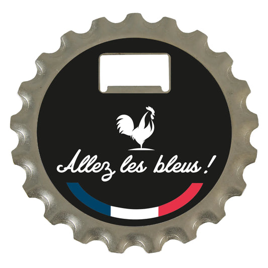 Décapsuleur 3 en 1 Marcus métal - Allez les Bleus