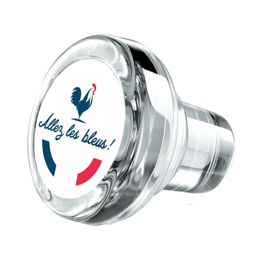 Bouchon Vinolok cristal - Allez les Bleus!