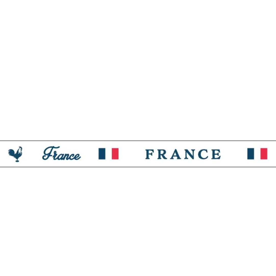 Chapeau Ernest paille bandeau blanc - France