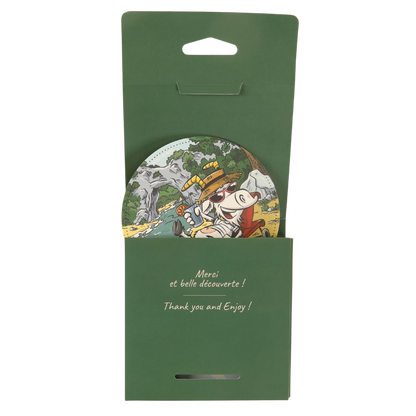 Sous-bock Jules carton panachés - Chèvres&co Ardèche (set de 6 pièces)
