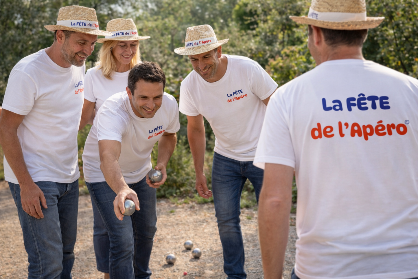 T-shirt Paul 100% coton - Fête de l'Apéro
