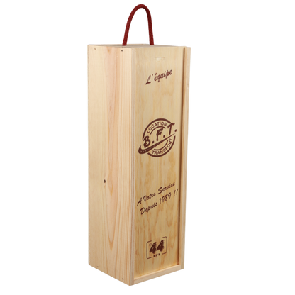 Caisse Tradition bois de Pin magnum 11,5x11,5x40cm personnalisée
