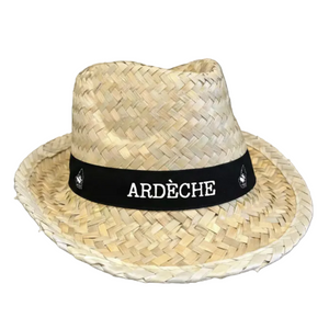 Chapeau Ernest paille bandeau noir - Chèvres&Co