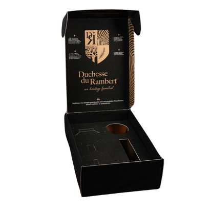 Coffret carton offset 1 btl 9x9x33cm personnalisé