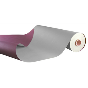 Gift paper Offset Duo aubergine/gray 70gr 0.70x100m
