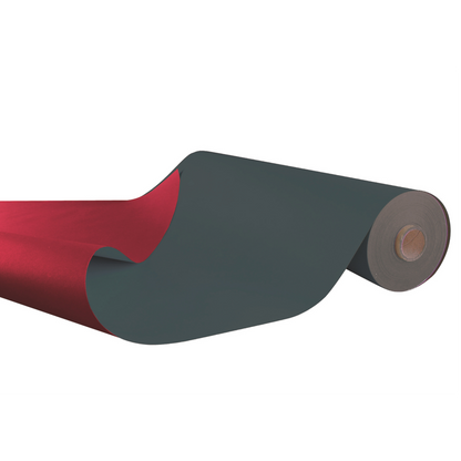 Gift paper Offset Duo anthracite/red 70g 0.70x100m