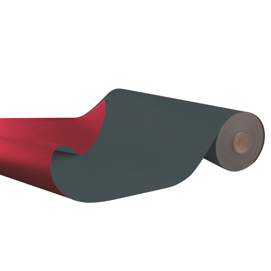 Gift paper Offset Duo anthracite/red 70g 0.70x100m