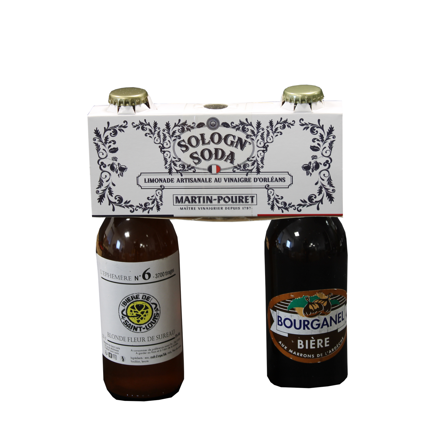 Tripack carton 3 bières personnalisé