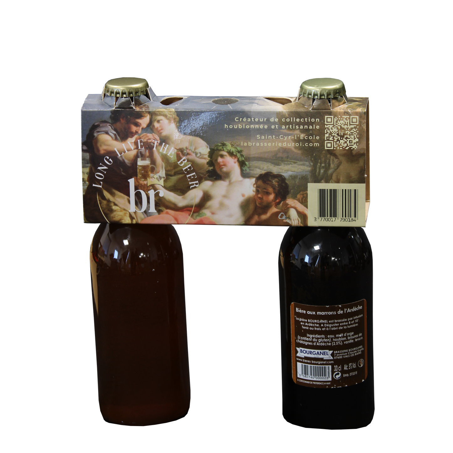 Tripack carton 3 bières personnalisé